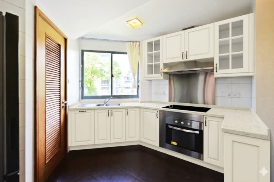 Adam Park Condominium | Ground-Floor 3BR Pool-View Resort Unit
